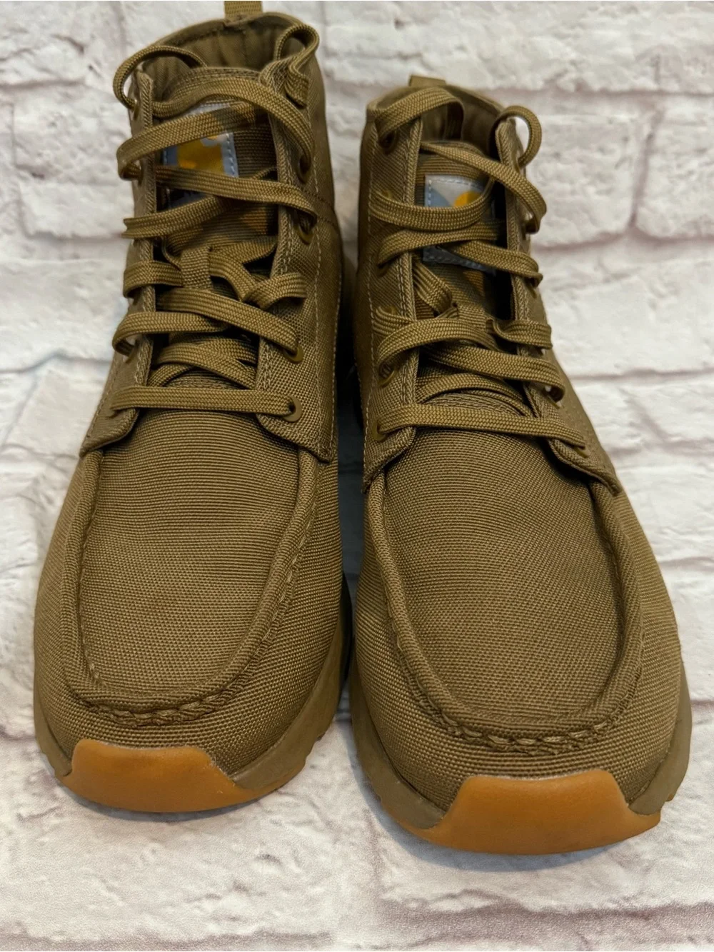 Carhartt Men's Haslett Moc Toe Canvas Chukka Shoes size 9
